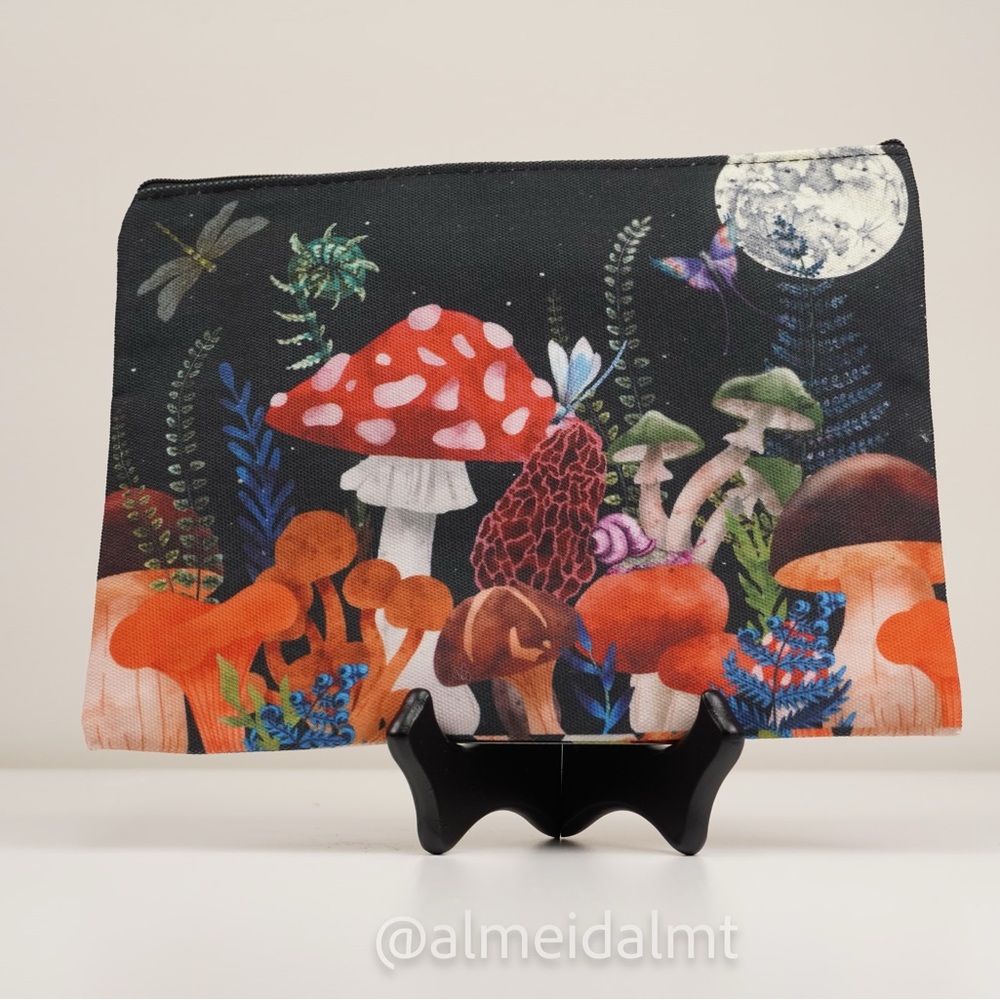 Mushroom Cosmetic Bag